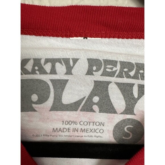 Katy Perry Play Shirt Men's Size Small Las Vegas Residency Eat Me Multicolor Top - Picture 4 of 5